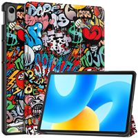 Étui pour tablette pour Huawei Matepad 11.5 2023 tablette Pc manchon de protection peinture de tension à trois volets