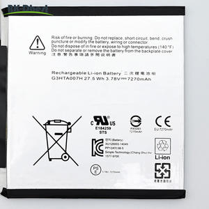 Batterie d'ordinateur portable haute capacité 7270mAh G3HTA007H pour <span class=keywords><strong>Microsoft</strong></span> <span class=keywords><strong>Surface</strong></span> 3 1645 1657 3.78V 7270mAh Tablette <span class=keywords><strong>PC</strong></span> - Product Image 2