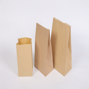 Geri Dönüştürülmüş Kraft Kağıt Kilitli Ambalaj Poşeti Kurutulmuş Mantar Amonyum Folyo Kilitli Poşetler Tohum Paketi Gıda Şeker Endüstrileri için - Product Image 1