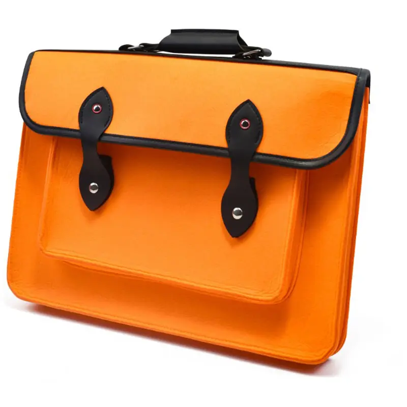 Moda keçe dizüstü bilgisayar taşıma çantası/keçe koruyucu çanta/keçe Laptop kılıfı