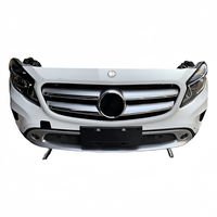 Couvre-pare-chocs avant en plastique d'occasion pour Mercedes GLA W156 avec radiateur et grand faisceau lumineux pour remplacement arrière