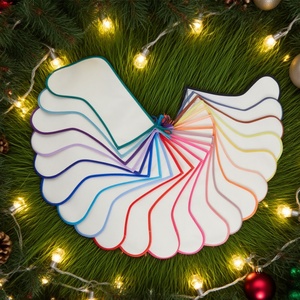 ถุงเท้าคริสต์มาสผ้าฝ้ายลินินเปล่าสำหรับงานซับลิเมชั่น 21 สี พร้อมซับใน ถุงเท้าคริสต์มาสหลากสี ตกแต่งต้นคริสต์มาส และถุงของขวัญสำหรับเด็ก - Product Image 1