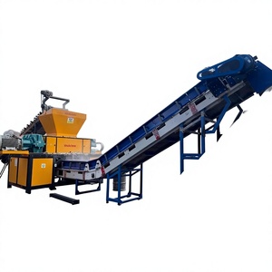 Broyeur de déchets MSW et de plastique le plus vendu, machine de broyage de plastique semi-automatique à double arbre, capacité de 5000+ kg/h - Product Image 1