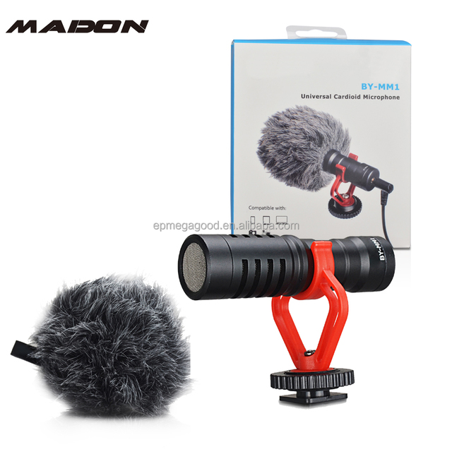 Factory Original Shotgun Cardioid Microphone for Camera IPhone/Andoid Smartphones BY-MM1 Recorder Interview Microphone