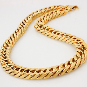 Collier en acier inoxydable de style cubain tendance pour homme, plaqué or 18 carats, style hip-<span class=keywords><strong>hop</strong></span> punk, bijoux lourds et volumineux - Product Image 5