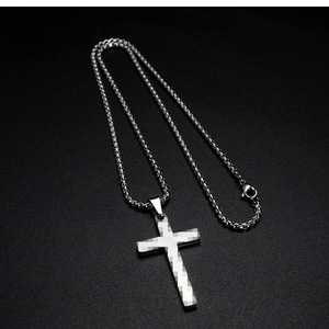 Collier rétro punk pour homme en acier inoxydable plaqué or 18 carats Hiphops Bijoux juifs personnalisés Collier <span class=keywords><strong>religieux</strong></span> de David - Product Image 4