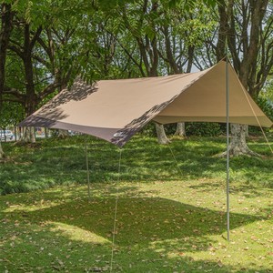 Toldo para exteriores Sky Canopy, 3x3 a 3x5 metros, poste de aleación de aluminio, tela Oxford, portátil, impermeable, resistente a los rayos UV, para acampar - Product Image 1