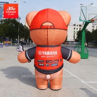 Disfraz de León de Dibujos Animados Inflable Personalizado, Modelo de León Animal Inflable Gigante para Publicidad Comercial al Aire Libre en Oferta