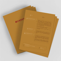 Conception personnalisée Papier Carton A4 Impression offset CMJN Marquage à chaud Luxe Flyers d'affaires médicaux Catalogue de graduation