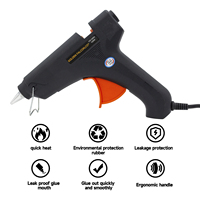 Pistolet à colle industriel en silicone thermofusible 200mm 100W Pistolet à colle chaude électrique pour réparation Outil de bricolage