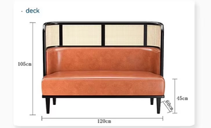 Asientos de Alta Calidad para Restaurantes Occidentales, Muebles Comerciales para Restaurantes, Cafeterías, Comedores, Conjuntos de Mesas y Sillas - Product Image 6