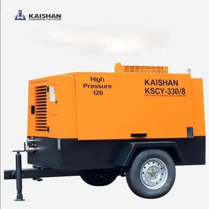 European Standard Small Portable Screw Air Compressor KSCY-400/14.5 For Borehole Drilling