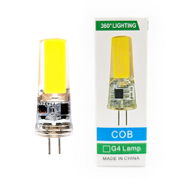 Bombilla LED COB de 3W con Ángulo de Haz de 360°, 12V/110V/220V CC/CA, para Lámparas de Araña, Reemplaza Lámparas Halógenas Mini G4