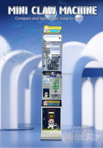 Maker Metalen Kast <span class=keywords><strong>Mega</strong></span> Mini Klauw Kraan Machine Kinderen Favoriete Speelgoed Capsules Automaat Factuur Acceptatietoken - Product Image 5