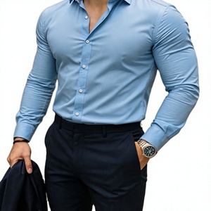 Camisa Formal de Manga Larga para Hombre, 100% Algodón, Ropa de Oficina de Primera Calidad, Logotipo Personalizado, Venta al por Mayor, OEM, Directo de Fábrica, Calidad de Exportación de Bangladesh - Product Image 6
