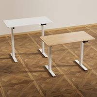 Nouveau bureau électrique réglable en hauteur avec un seul moteur, cadre de bureau électrique ergonomique, bureau intelligent pour ordinateur