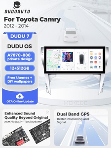 DUDUAUTO DUDU7 A7870 AKM7739 DSP QLED RCA 5.1 Autoradio pour Toyota Camry 2012-2014 XV50 Early - Product Image 2