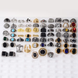 Anillo de Moda Personalizado para Hombre al por Mayor, Anillos de Acero Inoxidable Chapados en Oro de 18k para Mujer y Hombre, Joyería - Product Image 6