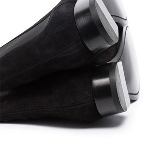 Stivaletto da Uomo Chelsea Artigianale Personalizzato in Pelle Scamosciata Casual Piatto alla Caviglia - Product Image 4