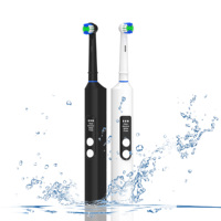 IPX7 étanche Logo personnalisé voyage brosse à dents électrique rotative rechargeable sans fil fabricants de porcelaine