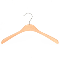 Logo personnalisé cintre personnalisé de luxe adulte en bois cintre pour marque Showroom