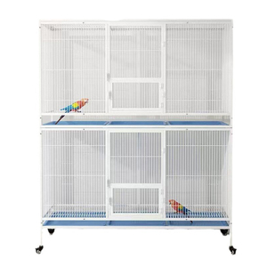 Double Extra Large <span class=keywords><strong>Transport</strong></span> Empilable Eleveur Personnalisé Grande Volière en Métal Elevage <span class=keywords><strong>de</strong></span> Volailles Perroquet Pigeon <span class=keywords><strong>Cage</strong></span> à Oiseaux à Vendre - Product Image 1