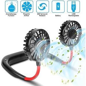 El más nuevo Mini ventilador portátil de refrigeración por aire con carga Usb, ventilador de cuello portátil, ventilador de cuello silencioso portátil para exteriores - Product Image 3