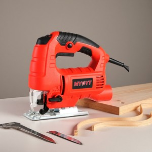 Kit de <span class=keywords><strong>scie</strong></span> <span class=keywords><strong>sauteuse</strong></span> industrielle et de bricolage professionnel 650W avec <span class=keywords><strong>rail</strong></span> de guidage et cadran à 6 vitesses <span class=keywords><strong>pour</strong></span> la coupe lisse du bois et de la pierre jusqu'à 65mm - Product Image 2