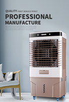 Refroidisseur d'air évaporatif portable Cool Breeze, alimenté par courant alternatif, 8000 m3/h, commande mécanique, silencieux, pour la chambre, le bureau, le garage, l'extérieur