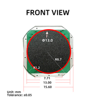 Módulo de Sensor de Huellas Dactilares Semiconductor Capacitivo Ultrafino S80RT con 50 Plantillas e Interfaz UART para Sistemas de Control de Acceso