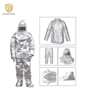 Горячая Распродажа, изготовленная на заказ огнестойкая алюминиевая фольга, огнезащитная теплоизоляция, одежда, алюминиевый огнестойкий костюм - Product Image 4