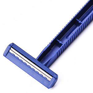 شفرة حلاقة للاستخدام مرة واحدة مزدوجة الشفرة آمنة للجسم واللحية، عبوة كيس بولي تحتوي على خمس قطع - Product Image 6