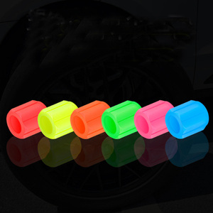 Capuchons de valve de pneu lumineux OEM colorés en ABS, qui brillent dans le noir pour voiture, vélo, moto - Product Image 4