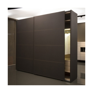 Armoire à vêtements Prima Bestselling Products Design Essentialist Armoire noire et blanche avec miroir - Product Image 6