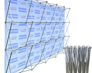 Manufacturer Customized Curved and Straight <strong>Pop</strong> <strong>up</strong> Fabric <strong>Display</strong> Banner Stand Wall Advertising Show - Product Image 3