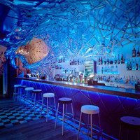 Comptoir de bar, comptoir de café, comptoir de restaurant, caisse enregistreuse, réception d'entreprise, bar clair, bar de loisirs, comptoir LED, comptoir de caisse