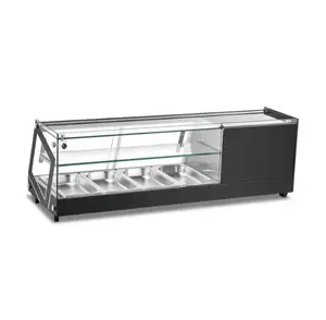 Vitrina Refrigerada Comercial para Sushi Bagus BGS-44L, Plateada, <span class=keywords><strong>1</strong></span> <span class=keywords><strong>Puerta</strong></span>, Precio de Fábrica - Product Image 1