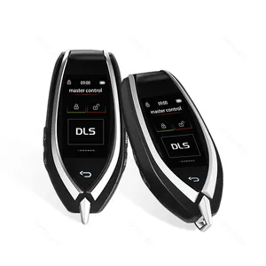 Kunci mobil dapat diisi ulang USB Upgrade Universal, kunci mobil PKE tanpa kunci nyaman masuk LCD layar sentuh untuk Ford Nissan BMW