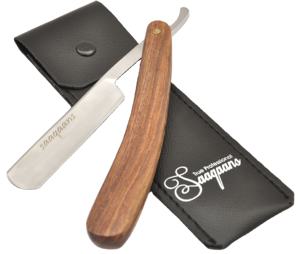 Chất Lượng Cao Bằng Gỗ Cạo Râu Dao Cạo Lưỡi Sắc Nét Mens Cạo Râu Thẳng Dao Cạo <span class=keywords><strong>Titan</strong></span> Gỗ Xử Lý Thép Miễn Phí Oem Biểu Tượng Dao Cạo - Product Image 1