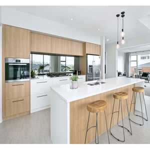 <strong>Cheap</strong> Kitchen Units Flat Pack Real Wood Kitchen <strong>Cabinets</strong> Large Kitchen <strong>Pantry</strong> <strong>Cabinet</strong> - Product Image 4