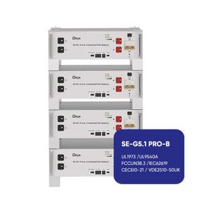 EU Warehouse Deye SE-G5.1Pro-B 51.2V 100AH Lithium Battery 5.12KWH Solar Battery Low Voltage LiFePO4 Energy Storage Bettery - Product Image 1