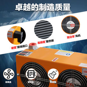 Radiateur hydraulique refroidi par air à double ventilateur haute efficacité AH0608TL 1.8 avec une grande surface d'échange thermique, source directe d'usine - Product Image 5