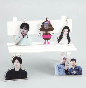 Custom Keychain Acrylic Anime Key Chain Sublimation Keychain Blanks Wholesale - Product Image 3