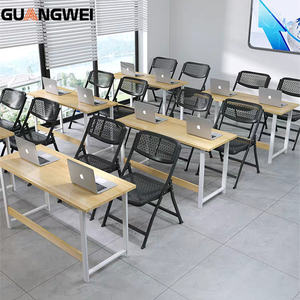 Silla de entrenamiento ejecutiva moderna, malla transpirable, cuero, plegable, diseño ergonómico de acero PP, muebles de oficina fabricados en <span class=keywords><strong>China</strong></span> - Product Image 4