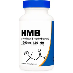 Kapsul HMB Label pribadi Beta Hydroxy beta-metilbutyrate 1000mg Ultra kekuatan HMB untuk suplemen otot