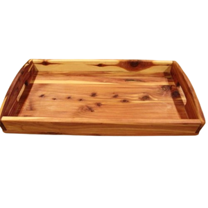 Wholesale Sustainable Live-Edge Wooden Food <b>Serving</b> Board <b>Large</b> Multi-functional Breakfast Tea <b>Tray</b> Set Direct Factory Supplies - Product Image 2