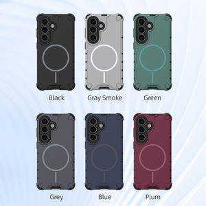 Funda de Teléfono Personalizada de Lujo para <span class=keywords><strong>Samsung</strong></span> S26 Plus, Diseño Moderno, Antigolpes, Carga Inalámbrica Magnética, Cubierta Trasera - Product Image 4