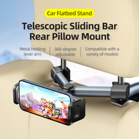 Support de téléphone d'appui-tête arrière de voiture de haute qualité support de téléphone universel réglable rotatif à 360 degrés pour tablette iPad 4.7 "à 14"