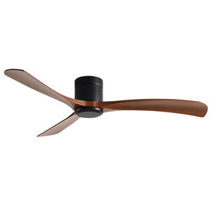 <b>Ceiling</b> <b>Fan</b> 3 Blade Wooden Blades Ac Motor Reversible Airflow <b>Remote</b> <b>Control</b> For Living Room Bedroom - Product Image 1