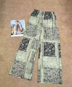 <span class=keywords><strong>Pantaloni</strong></span> Larghi Vintage Floreali da <span class=keywords><strong>Donna</strong></span>, <span class=keywords><strong>Pantaloni</strong></span> da Spiaggia <span class=keywords><strong>in</strong></span> <span class=keywords><strong>Lino</strong></span> Leggero a Vita Alta Elasticizzata, <span class=keywords><strong>Pantaloni</strong></span> Lunghi Stampati Bohémien - Product Image 3